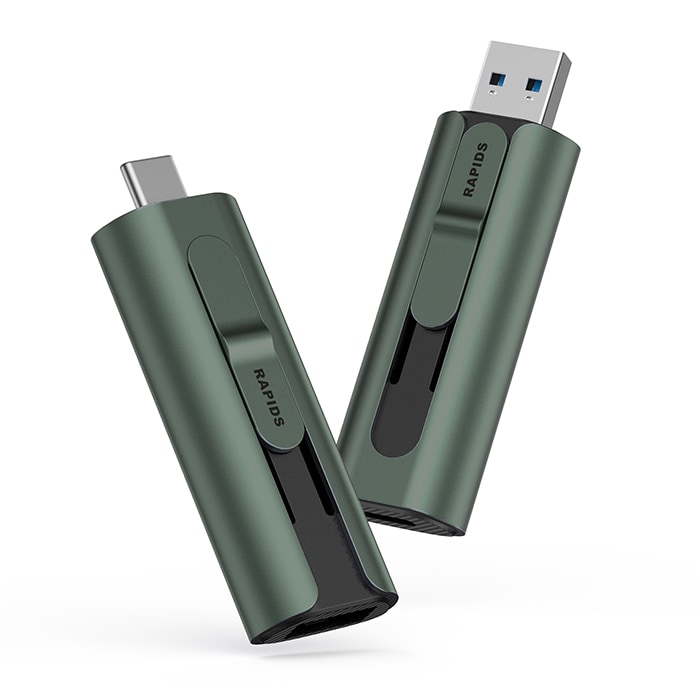 1TB 外付け ポータブル 高速 type-C type-A 両対応 テレビ録画 読込速度1000MB/s iPhone15/PS5/PS4 動作確認済 HS-USB-S1000-1T-U3 10,032円