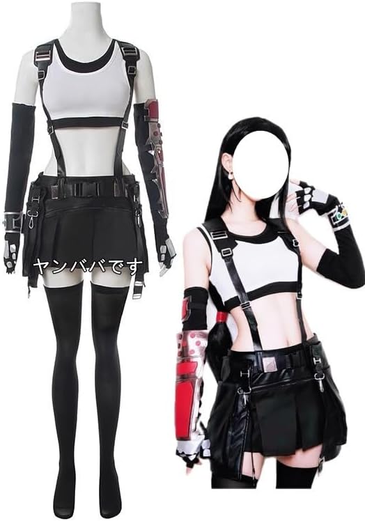 ティファ・ロックハート コスプレ 衣装(ウィッグ 靴別売り)