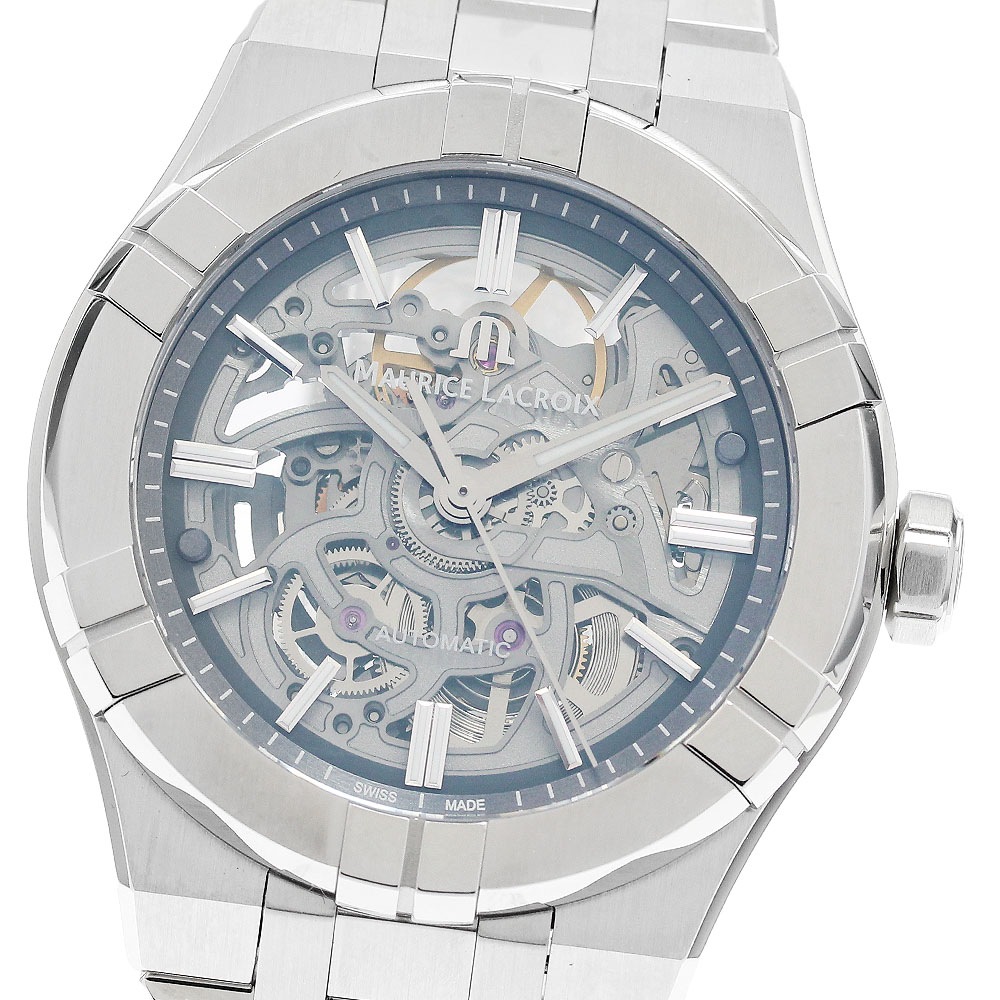 モーリス・ラクロア Maurice Lacroix AI6007-SS002-030-1 アイコン 自動巻き メンズ 未使用品 箱・保証書付き_890399【中古】 152,800円