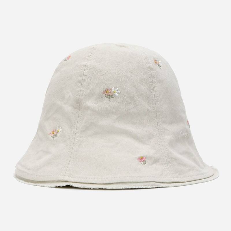[レディース]フラワー刺繍がアクセントのバケットハット(T262MCP135W)