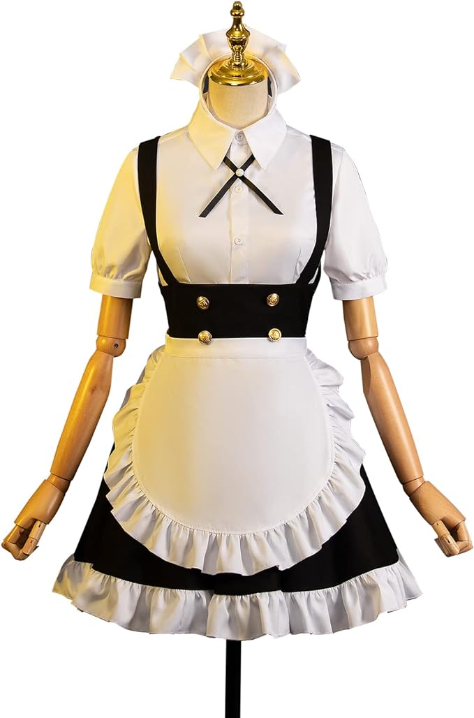 徹夜之歌コスプレ七草新番徹夜之歌コスプレ七草なずなメイド服 コスプレ衣装 撮影用 ユニフォーム 舞台演出服 クリスマス仮装