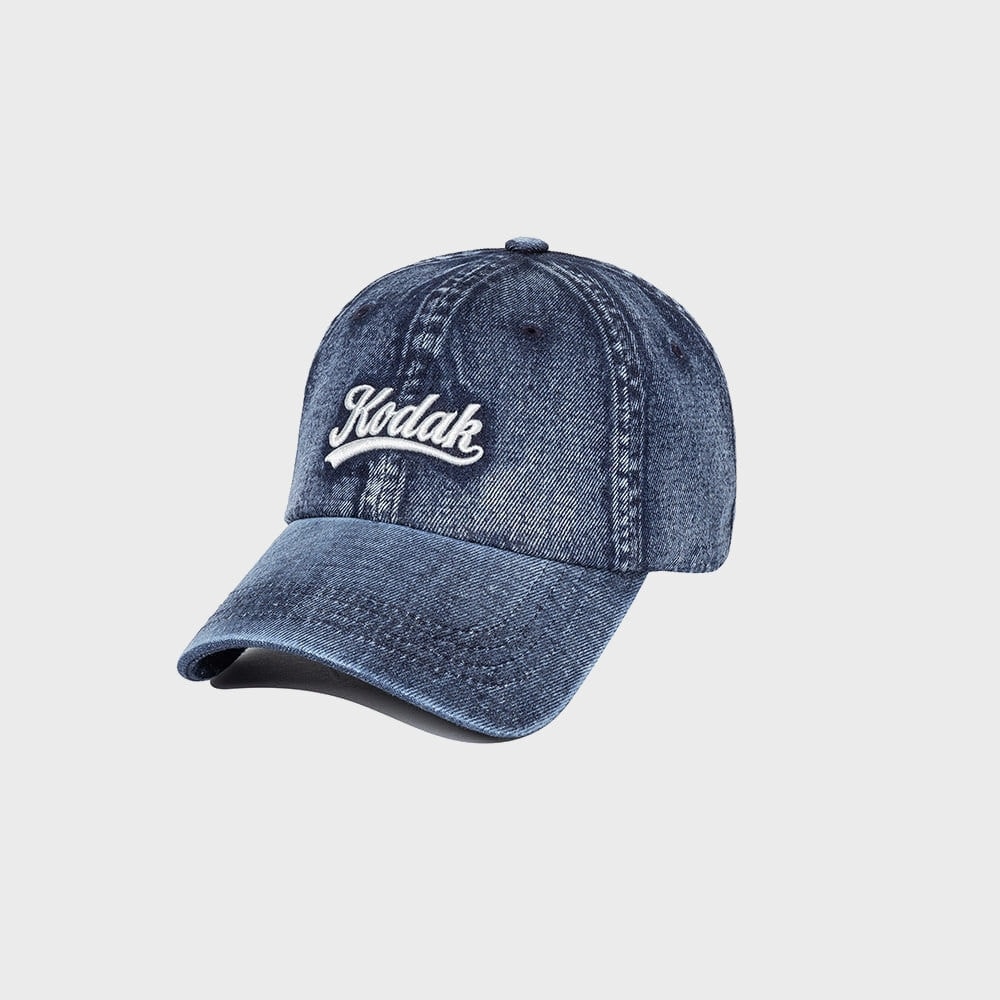 コダックアパレル ワッシングデニムリラックスフィットキャップ DENIM