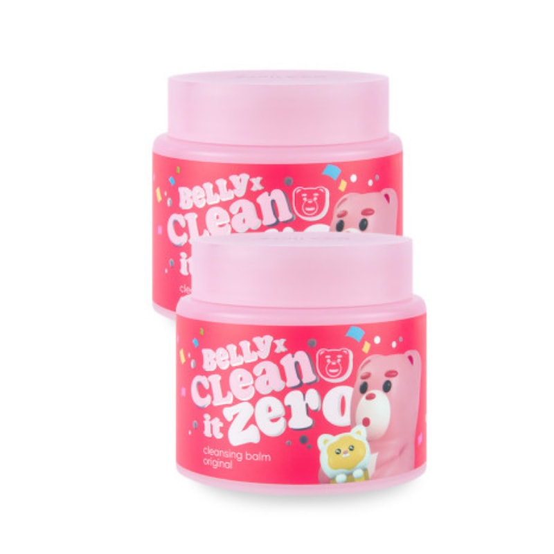 [ベリーくまエディション][1+1容量]大人気 クレンジングバーム大容量180ml 2個クリーンイットゼロ オリジナル