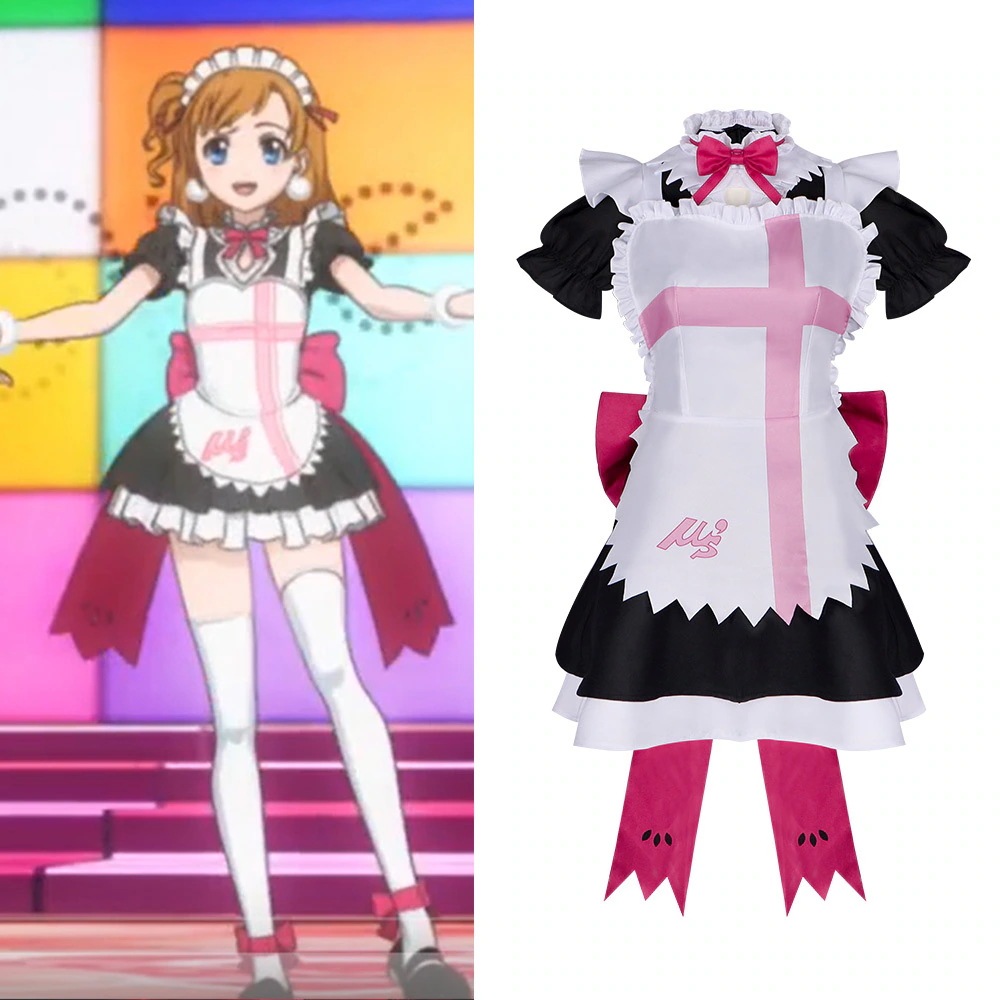 Live! Love ミューズユニットcos服高坂穂乃果アイドル少女打うた服メイド服