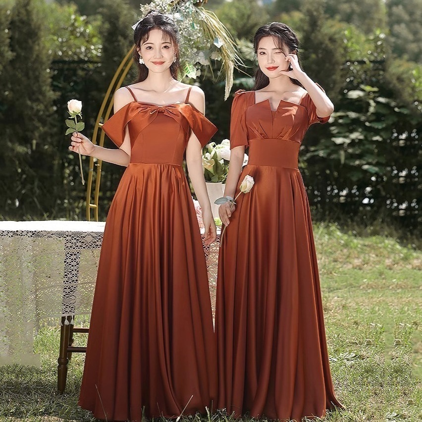 ブライズメイドドレス袖ありパーティードレス結婚式ロング丈ドレスウエディングドレスお呼ばれ二次会コンサート卒業式同窓会成人式 5,036円