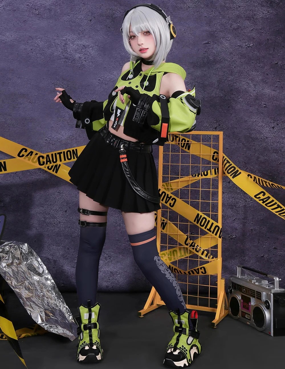 ゼンレスゾーンゼロ　邪兎屋 アンビー・デマラ　ゼンゼロ ZZZ 豪華 おしゃれ グッズ アニメ 　コスチュームセット　cosplay【靴カバー付
