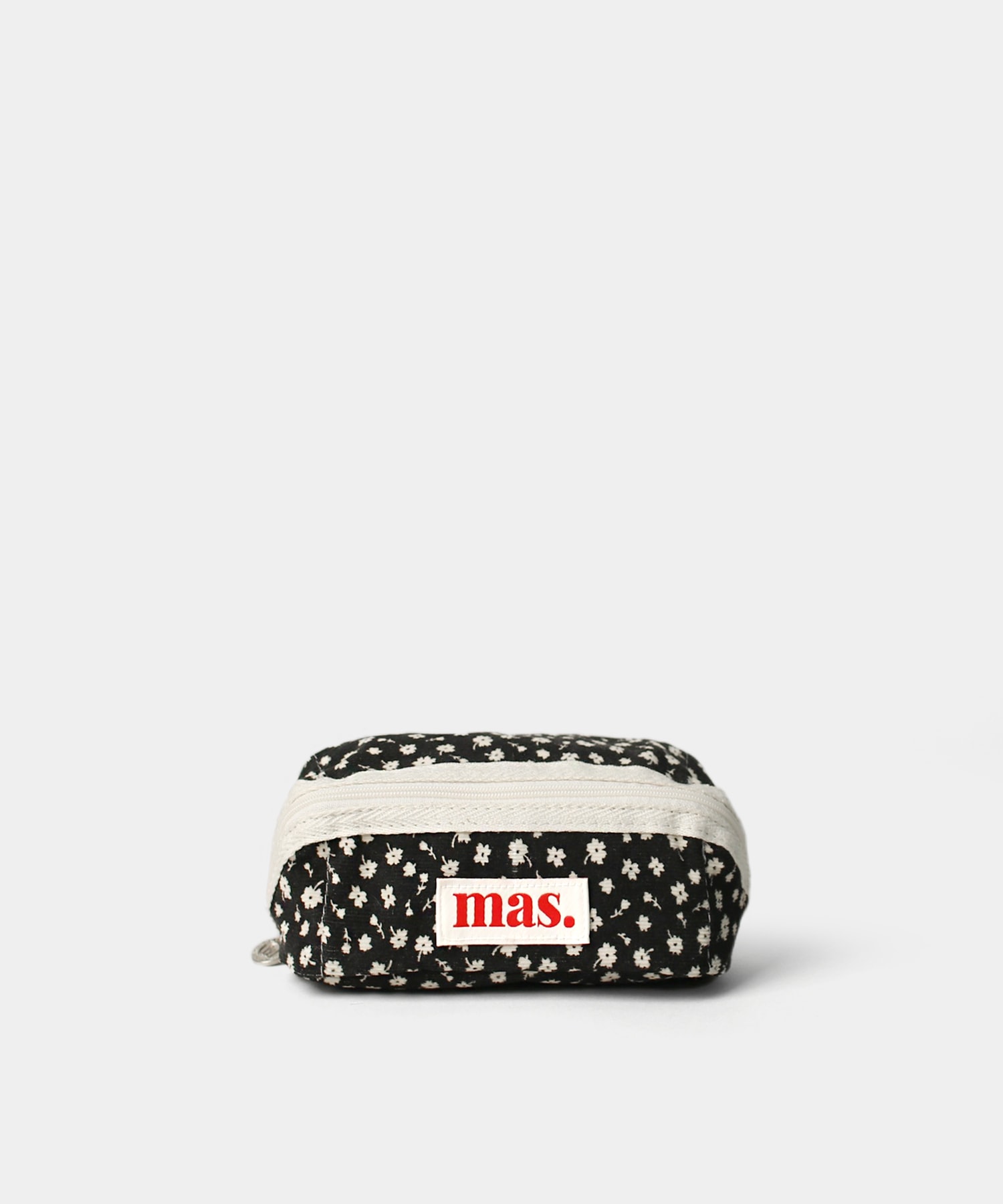 MASMARULEZ ハポームペンシル化粧ポーチ _ フラワーブラック