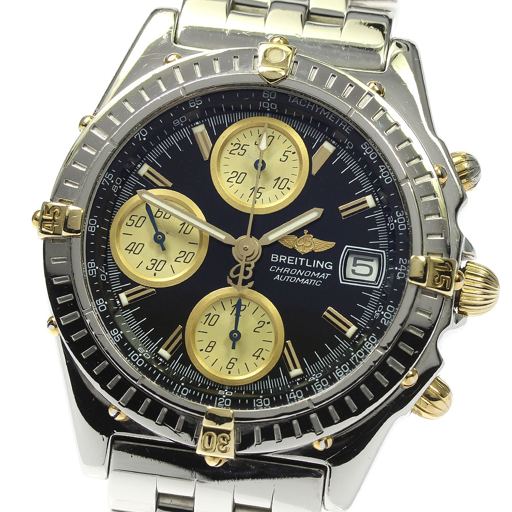 訳あり ブライトリング BREITLING B13350 クロノマット 自動巻き メンズ _794669【中古】