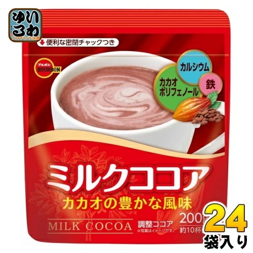 送料無料 バンホーテン ミルク ココア 200g×12個 楽天市場