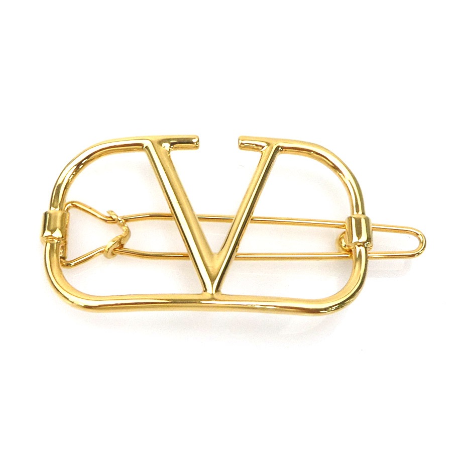 ヴァレンティノ ガラヴァーニ Valentino Garavani ヘアピン メタル ゴールド レディース r10919k