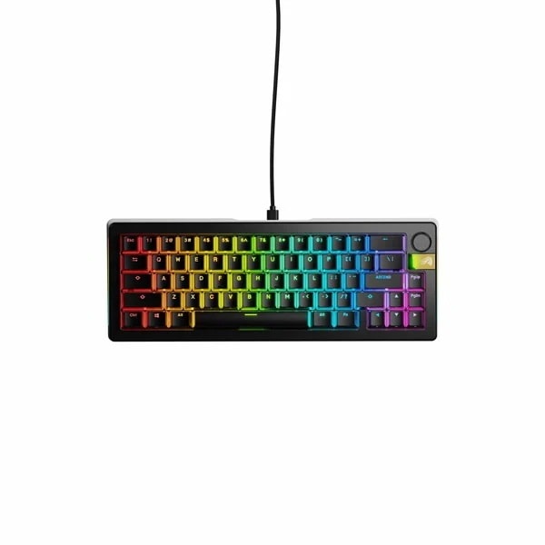 GLO-KB-GMMK3-PRO-65-PB-HE-W-BLK-US ブラック ゲーミングキーボード 有線 (英語配列 65キー)