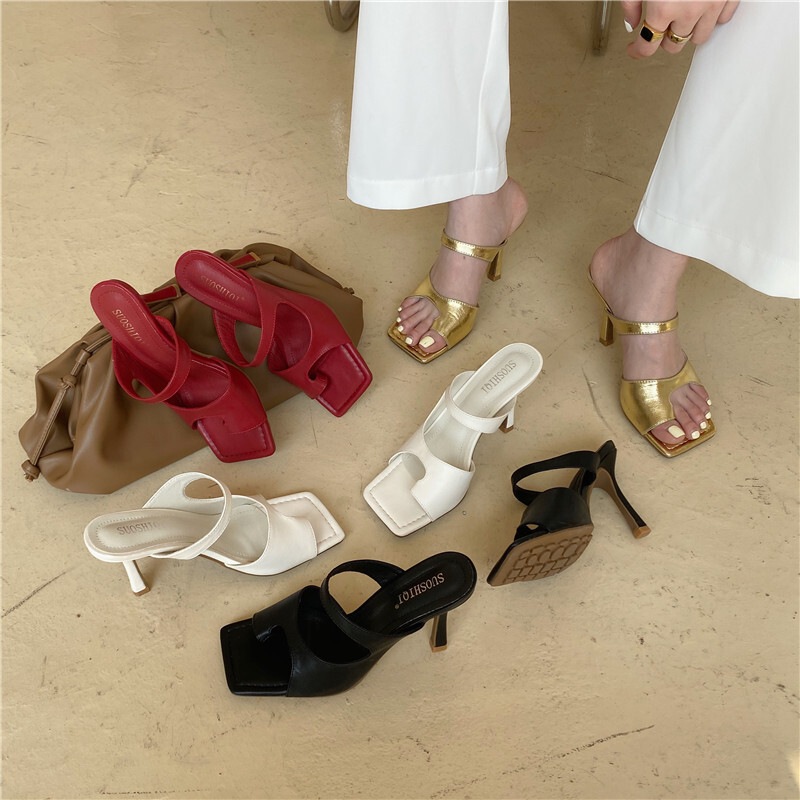 ヒールサンダル シューズ 靴 サンダル ヒールパンプス レディースサンダル ヒールサンダル ヒール ハイヒール スクエアトゥ かわいい 大人可愛い きれいめ シンプル カジュアル 大人 上品 おしゃれ