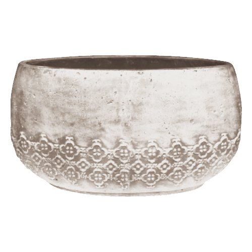 植木鉢 ゴンドラフラワーレース Mサイズ ホワイト H135-01