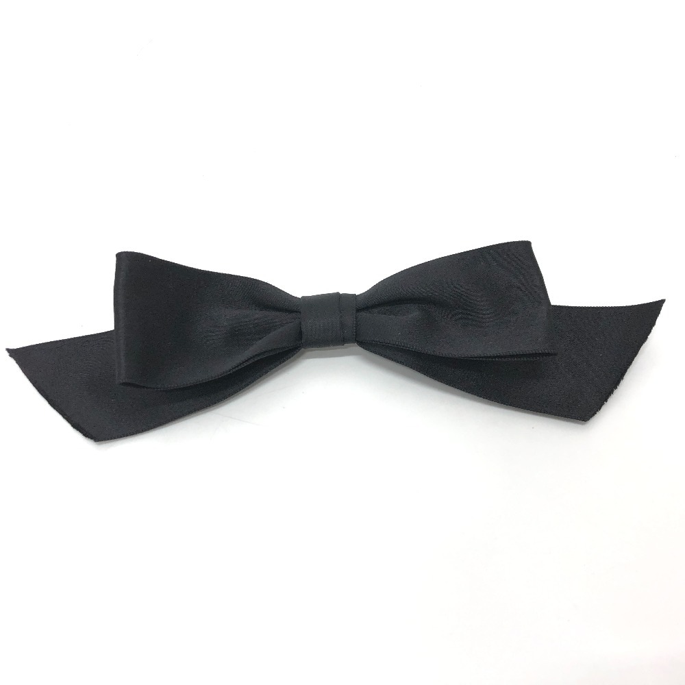 ブローチ リボン アクセサリー ヴィンテージ コサージュ コットン ブラック