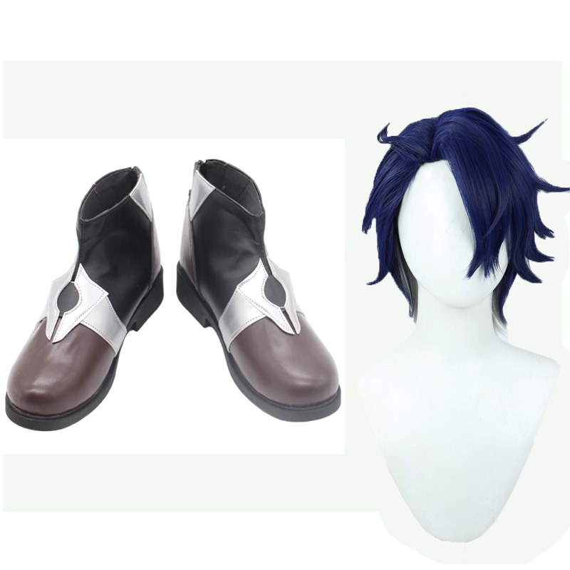 サンポ コースキ コスプレ靴 ブーツ ウィッグ付き コスプレ 演出服 アニメ 祭り ハロウィン クリスマス 学園祭 文化祭 仮装
