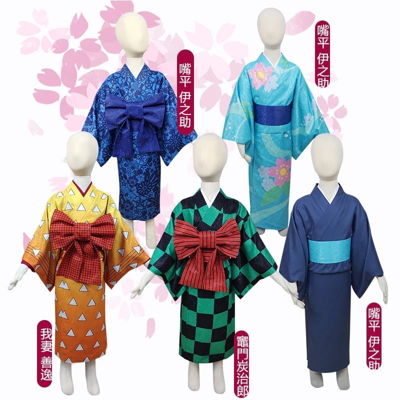 子供 / 大人サイズ 遊廓編 花街 我妻善逸 竈門炭治郎 嘴平伊之助 コスプレ衣装
