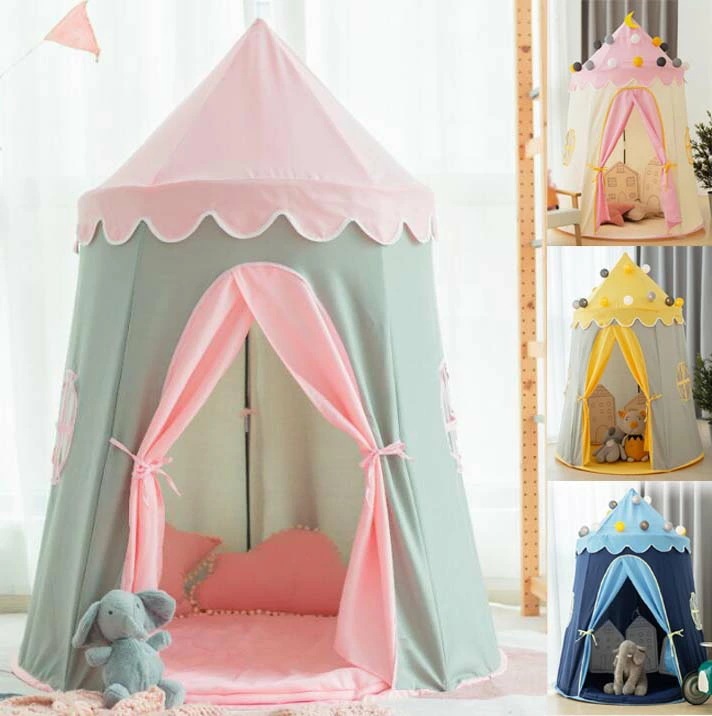 プリンセステント 睡眠テント フロアマット付き 隠れ家 おままごと 子供用テント 子供テント おもちゃ キッズテントハウス 知育玩具 創造力 可愛い ゲームハウス 秘密基地 お城 大きなスペース 子供