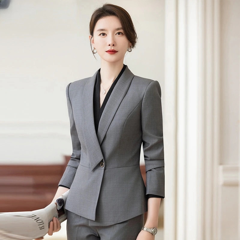 「busalong」【送.料.無.料】【高.品.質 人気商品！】【急速出荷】2025初春新品 レディース スーツセット 二点セット 卒業式 ママ スーツ セットアップ 通勤 入学式 メガ割 2