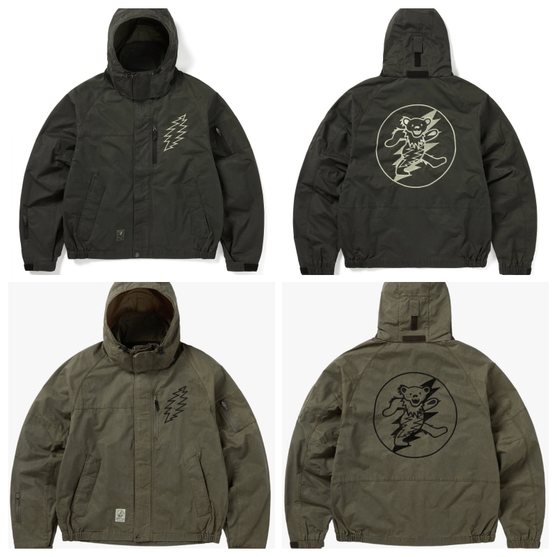 【THISISNEVERTHAT】 GD LIGHTNING BEAR WIND JACKET : 2COLORS