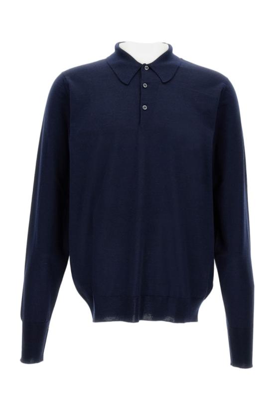 JOHN SMEDLEY Men Sweatshirts DORSETMIDNIGHT Blue
