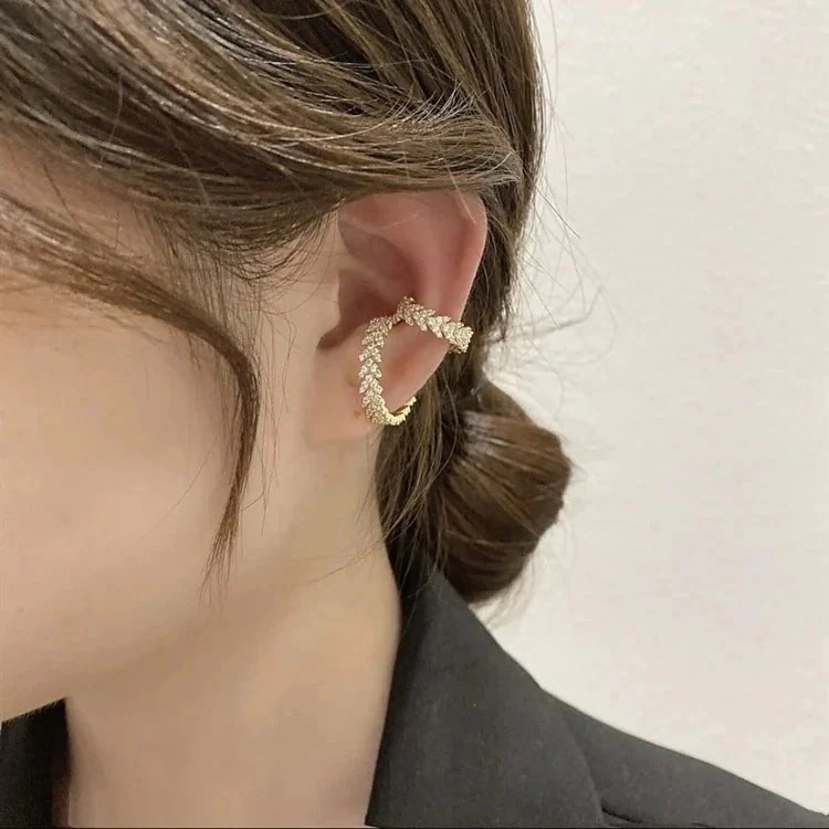 【裕福になる】 のピアス イヤーカフ韓国ファッション イヤーク女性気質デザインセンス耳骨クイヤーカフ