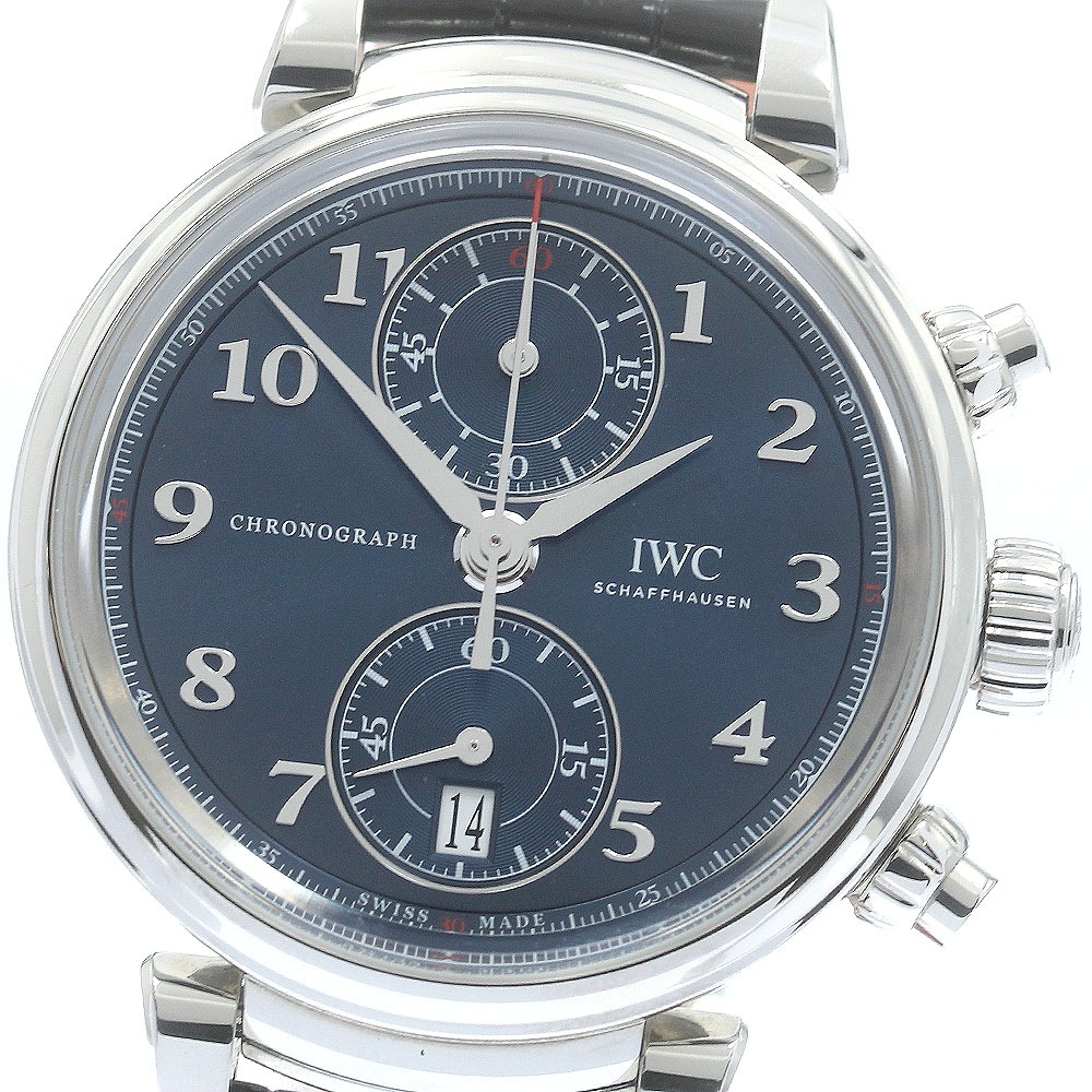 IWC IWC SCHAFFHAUSEN IW393402 ダヴィンチ ローレウス・スポーツ・フォー・グッド クロノグラフ 自動巻き 良品 箱・保証書付き_880472【中古】