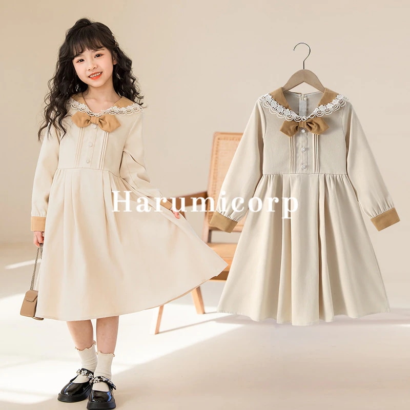 子ども服 ワンピース キッズ 子供服 女の子 長袖 ワンピース 秋冬 ベビー服 ガールズ おしゃれ 可愛い 子供ドレス 七五三 誕生日 結婚式 お姫様 姉妹 双子 韓国子供服 キッズワンピース 子ども