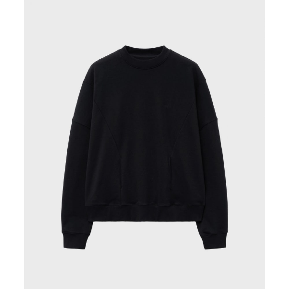 ザ・アンチ・プラットフォーム・オーバーフィット・スウェットシャツ (ブラック)