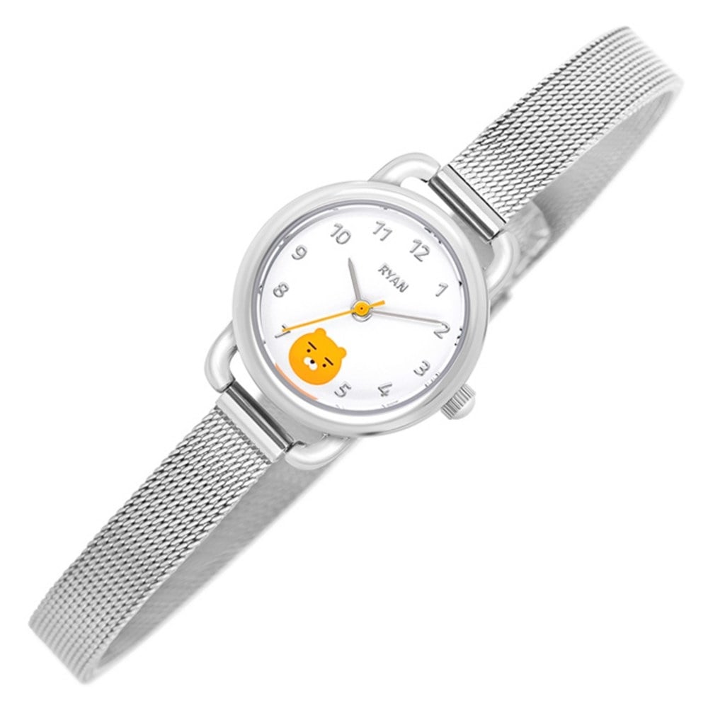 カカオフレンズメッシュ腕時計