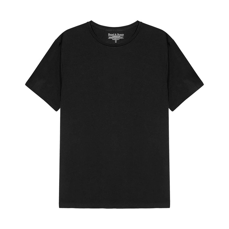 ブレッド＆ボクサーズ：ORGANIC COTTON CREW-NECK Tシャツ [ブラック]【BNBUS101-001】 4,510円