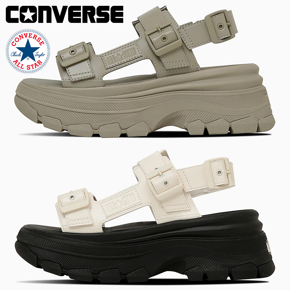 コンバース サンダル レディース オールスター トレックウエーブ 1SE578 1SE579 converse 2025春夏 ALL STAR TREKWAVE SANDAL 厚底 スポーツサンダル 7,841円