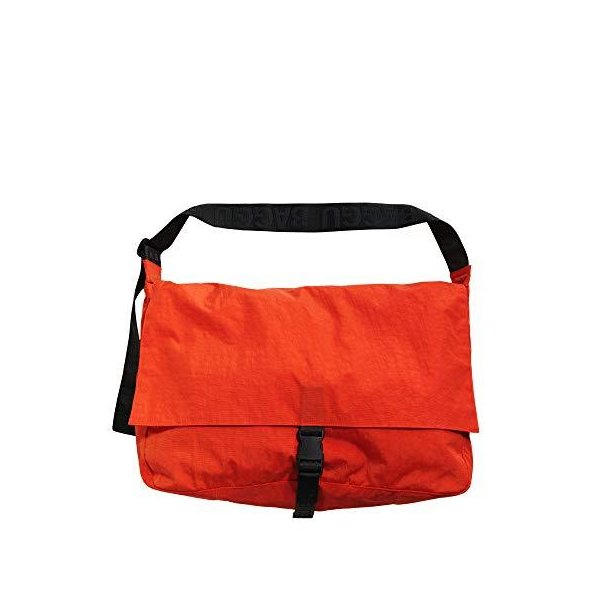 BAGGU Travel Sport Messenger Bag, Functional Nylon Bag, One Size, Tomato 並行輸入品