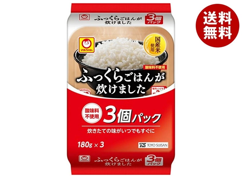 東洋水産 ふっくらごはんが炊けました 3個パック (180g×3個)×8個入×(2ケース)