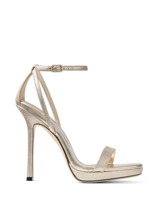 JIMMY CHOO Women Sandals MOZA PF120 DXBPLATINUM SILVER