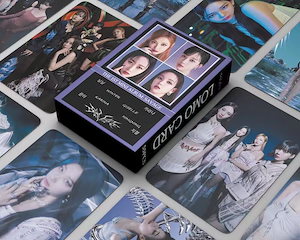 【急速出荷 2枚購入で150円 OFF】aespaアルバムカードSAVAGEアルバムカードはがきカード