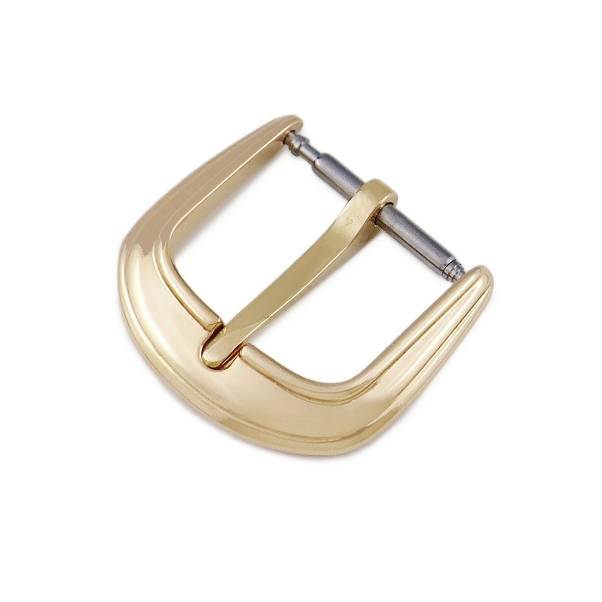 レディース 純正 尾錠 14mm幅対応 K18YG 無垢 750 ピンバックル パーツ 替え 予備 スペア イエローゴールド 金