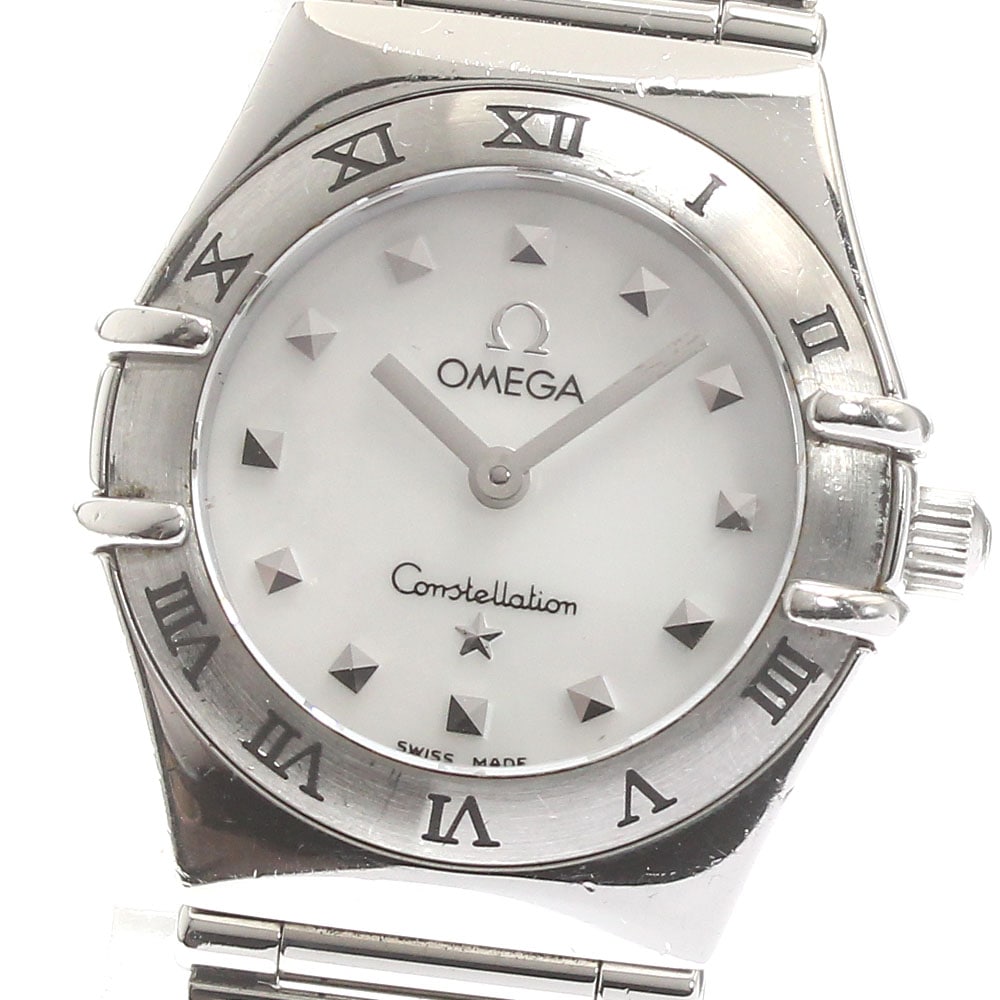 オメガ OMEGA 1561.71 コンステレーション シェル文字盤 クォーツ レディース _874803【中古】