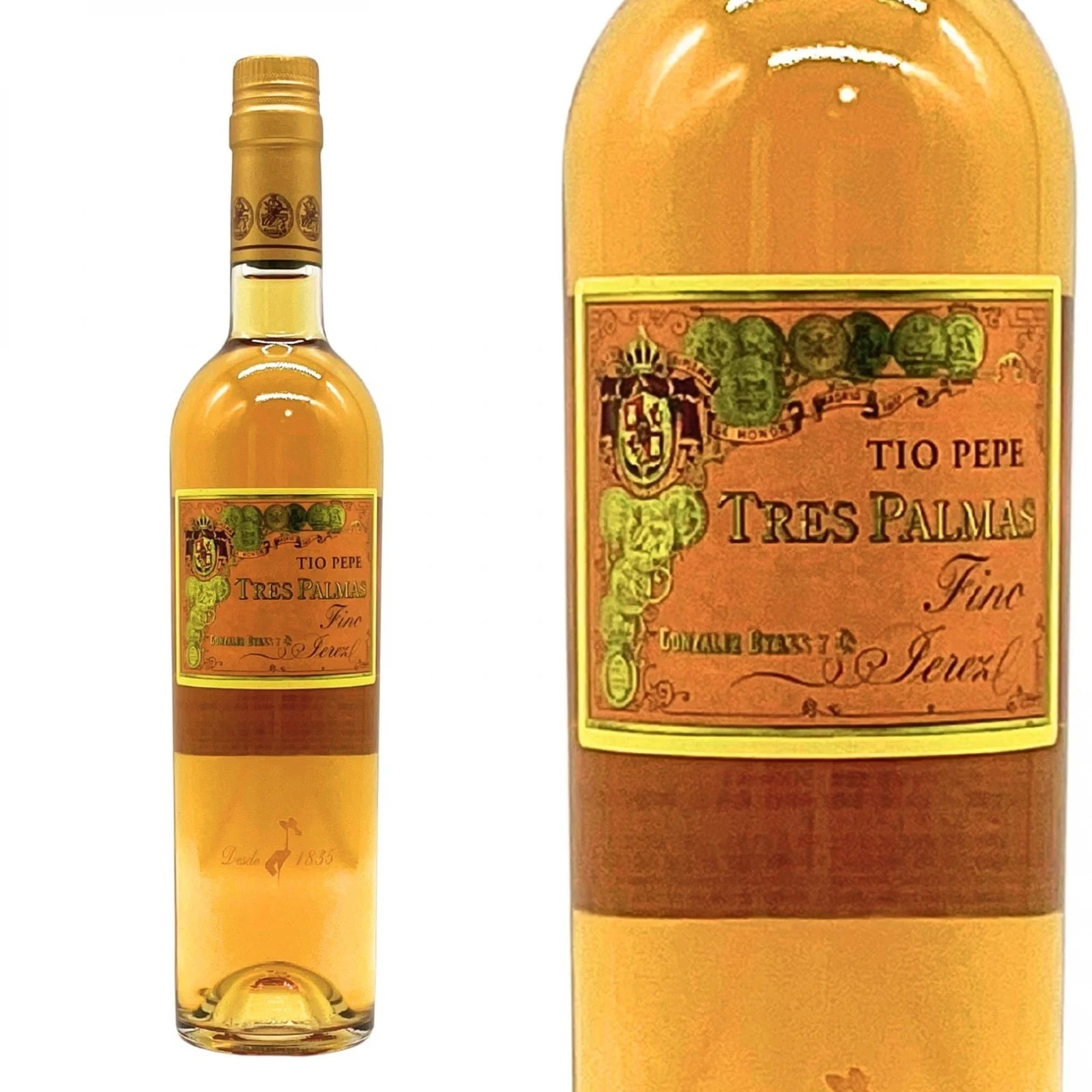 ゴンザレス・ビアス トレス・パルマス フィノ エン・ラマ 2022 500ml シェリー