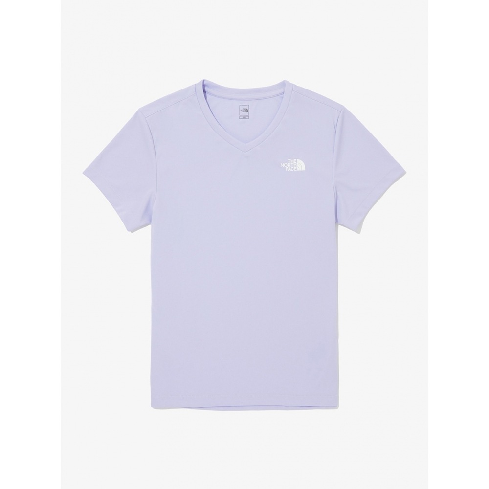 ザ・ノース・フェイス NT7UQ37A 女性用リカバリーショートスリーブ Vネック Tシャツ