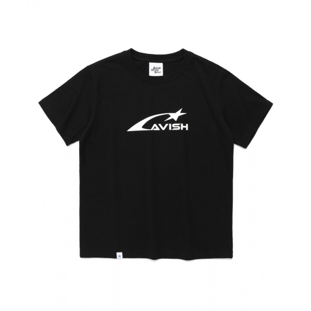 キャビッシュ W スペースロゴ SS ティーブラック (CV2EMFT519A)