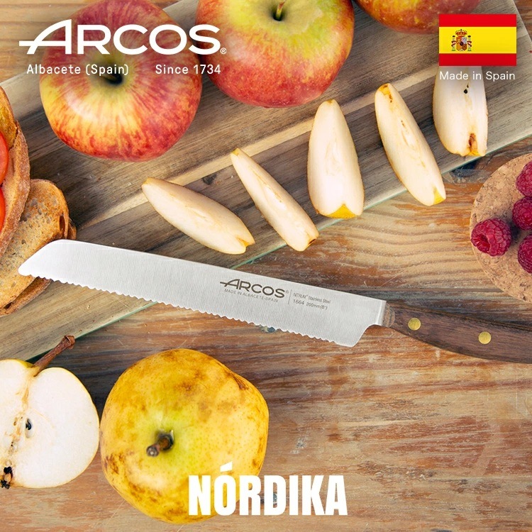 爆買 (正規品) ARCOS アルコス ノルディカ ブレッドナイフ 200mm 食洗機対応 パン 包丁