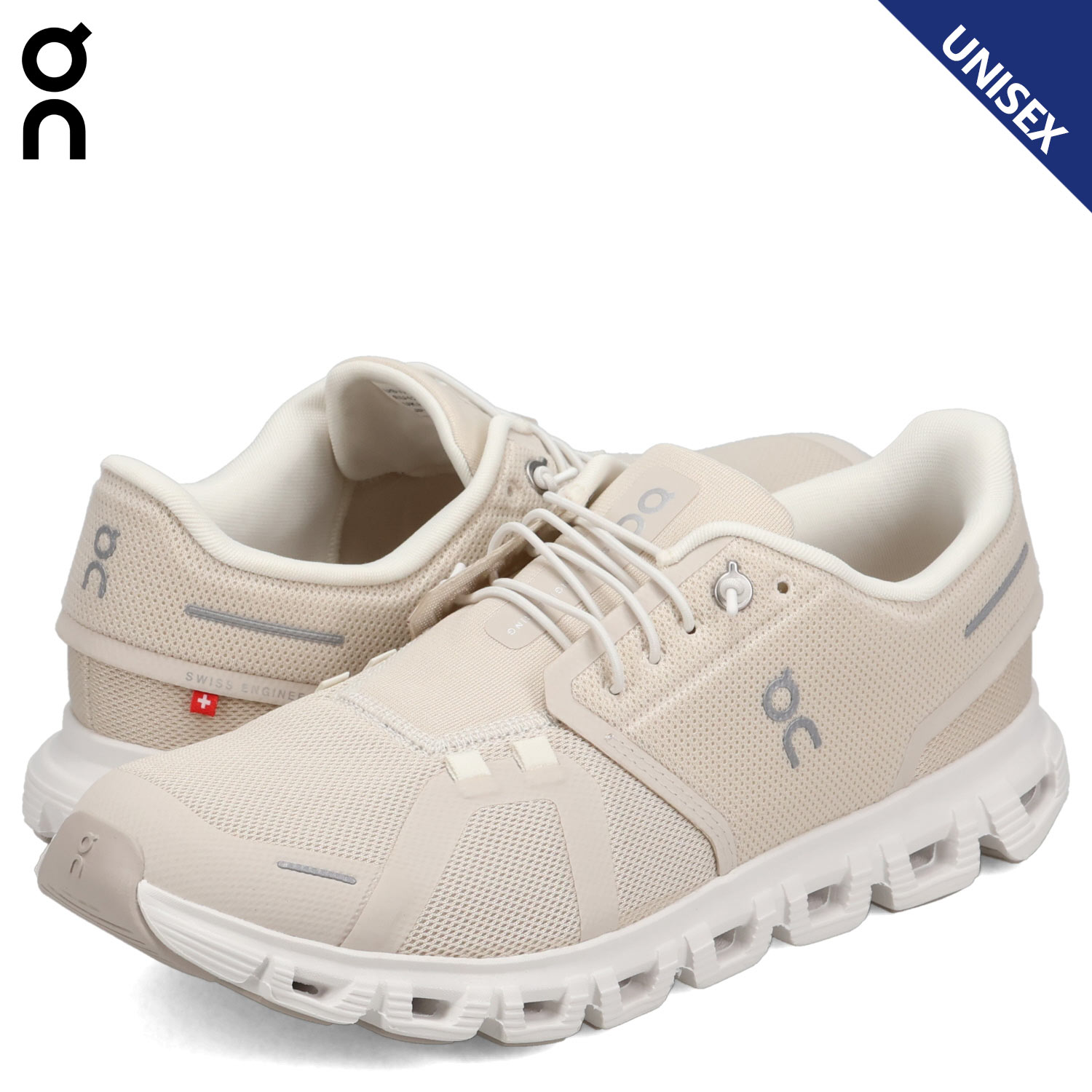 スニーカー クラウド 6 メンズ レディース ベージュ 3WF10060755