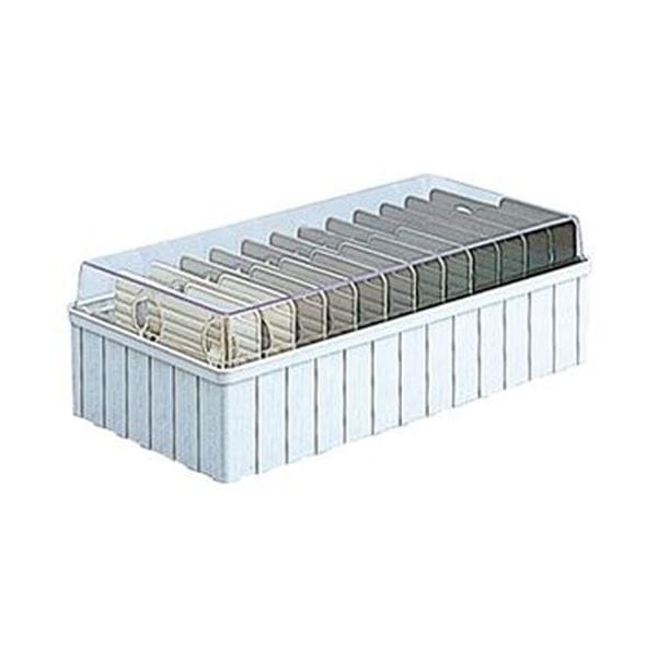 （まとめ）ナカバヤシ 名刺分庫 600名用ウォームグレー PHM-101WN 1個(×20セット)
