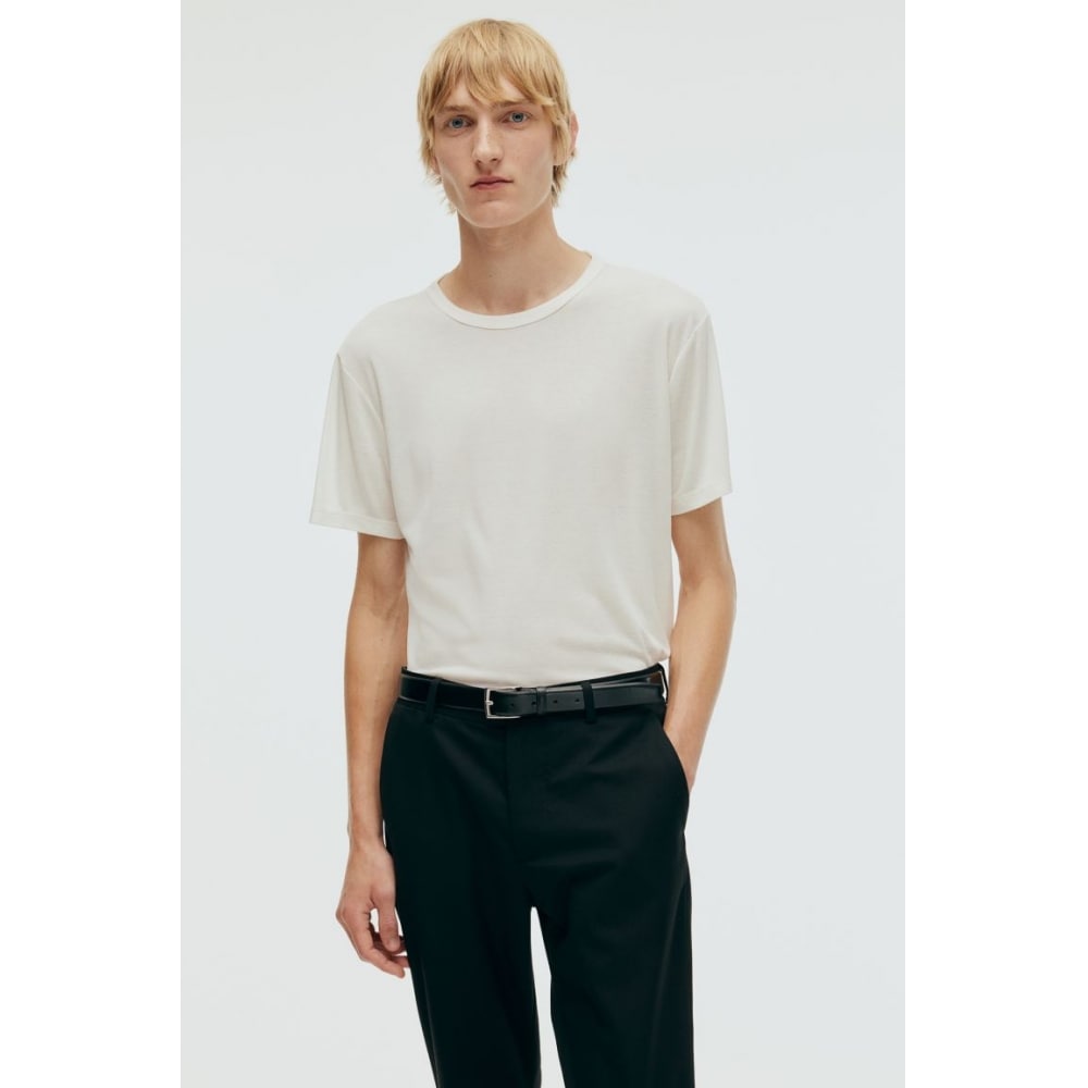 H&M スリムフィット T シャツホワイト