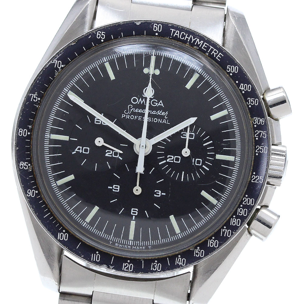 オメガ OMEGA ST145.022 スピードマスター プロフェッショナル ムーンウォッチ Cal.861 クロノグラフ 下がりR 手巻き メンズ _905887【中古】