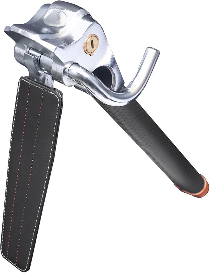 ハンドルロック ステアリングロック 盗難防止 車 リレーアタック対策 日本語取扱説明書 TN-02A(ブラック)