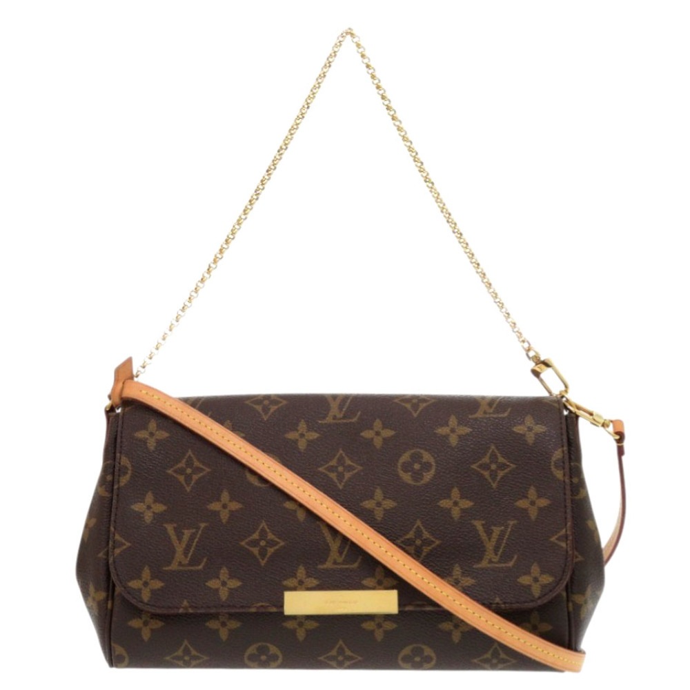 美品 フェイボリットPM モノグラム M40717 ショルダーバッグ モノグラムキャンバス ブラウン LV 0998【中古】 レディース