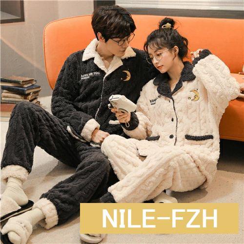 ペアパジャマ 冬 モコモコ カップル ペア ルームウェア セット 前開き 長袖 ペアパジャマ モコモコ メンズ ペアパジャマ カップル 秋冬 結婚祝い プレゼント ペ