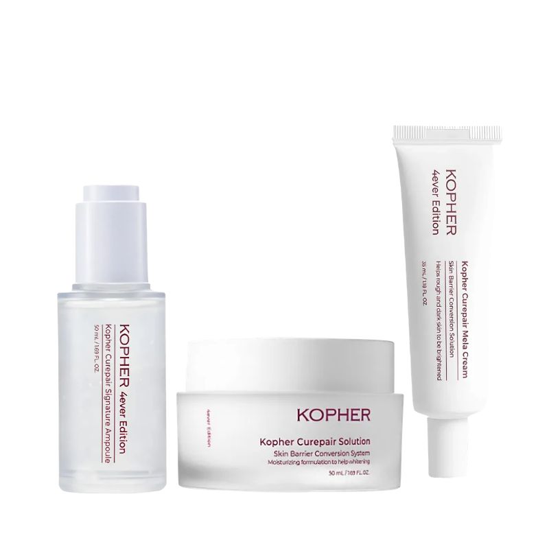 キュリペア シグネチャー アンプル 50ml+10GF メラギミークリーム 35ml+キュリペア ソリューション クリーム 50ml（シミクリームと並行すると2倍に改善効果）