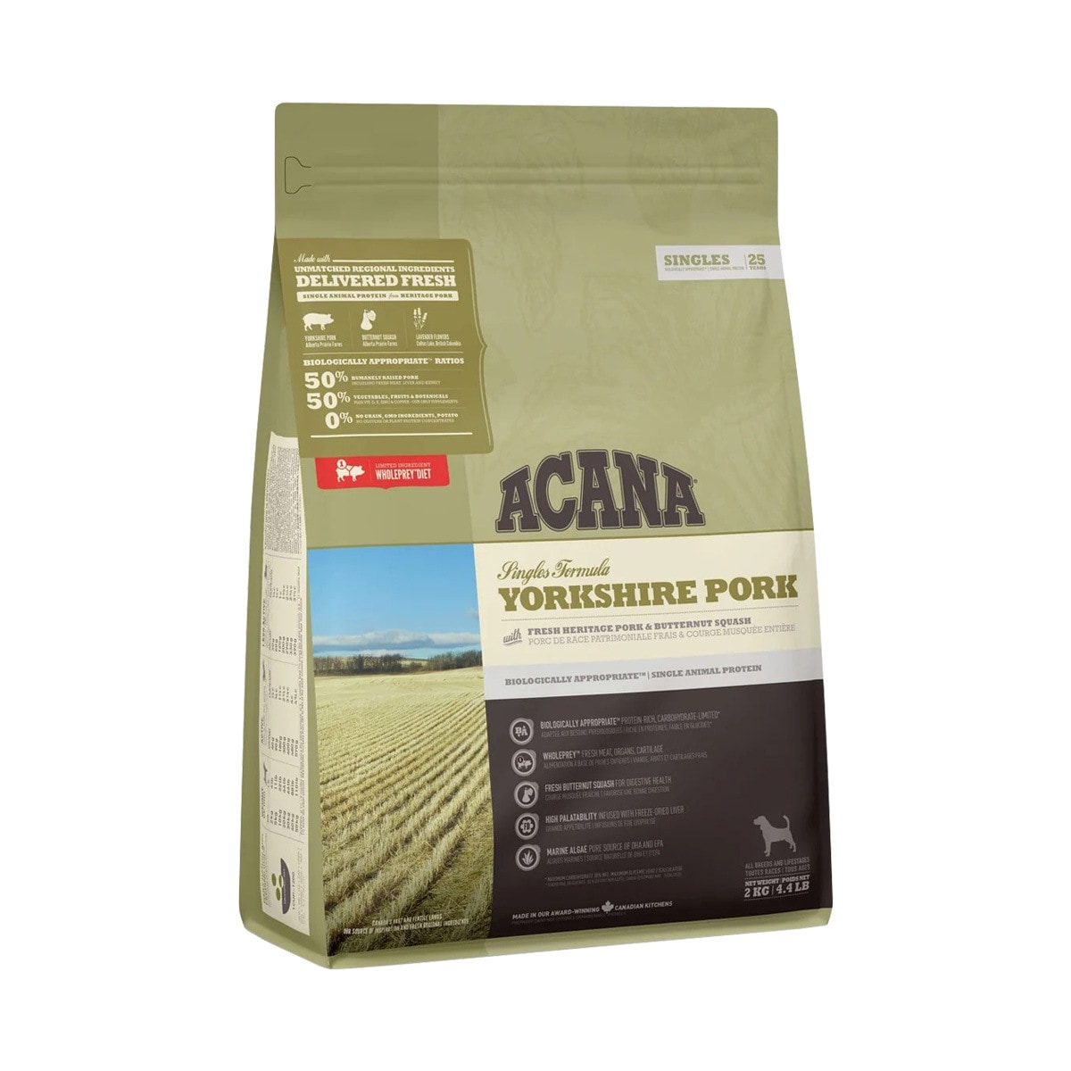 シングル ヨークシャーポーク 2kg ドッグフード